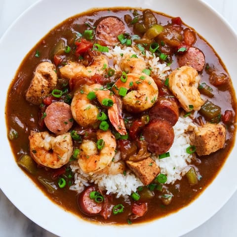 Hearty Louisiana stew flavors