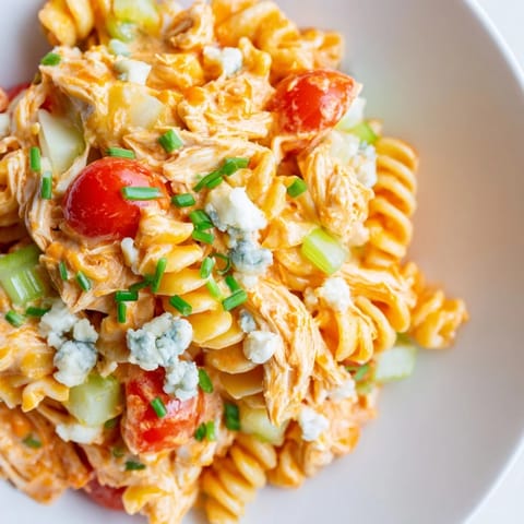 Buffalo Chicken Pasta Salad