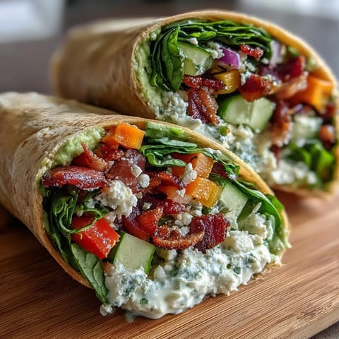 Colorful whole wheat wraps filled with fresh, crunchy veggies and hummus, ideal for a nutritious and easy Field Trip Lunch Box.