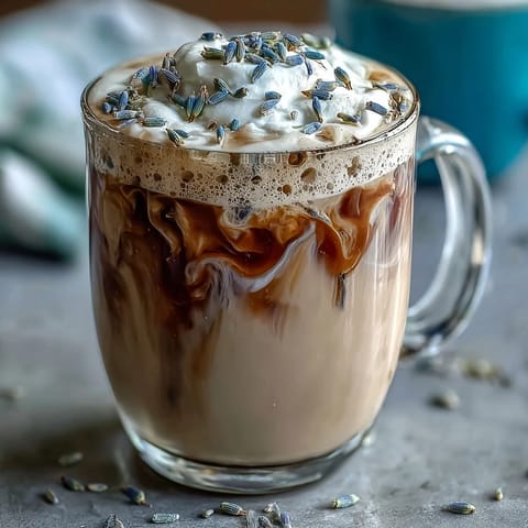 Lavender Oat Milk Latte
