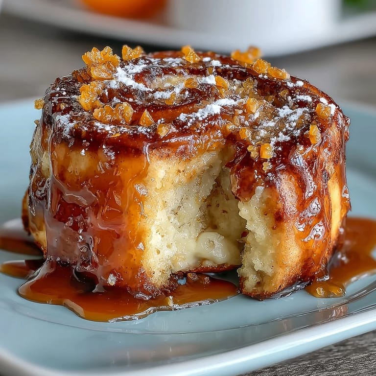 Soft crescent dough rolls filled with zesty orange sugar, baked golden and drizzled with a bright citrus glaze.