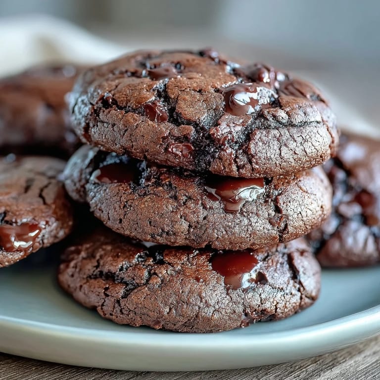 Easy 3-ingredient Brownie Mix Cookies baked to golden perfection, offering rich chocolate flavor in every bite.
