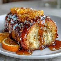 Golden mini orange rolls made with crescent dough, glazed with citrus icing, and perfect for a quick breakfast treat.