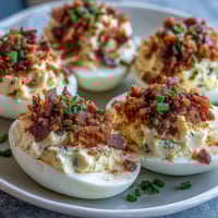 Bacon Ranch Deviled Eggs